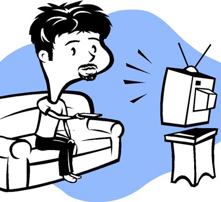 watch-tv-clipart444 sweating symptoms