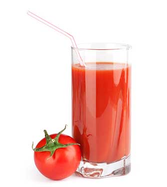 home remedy tomato juice